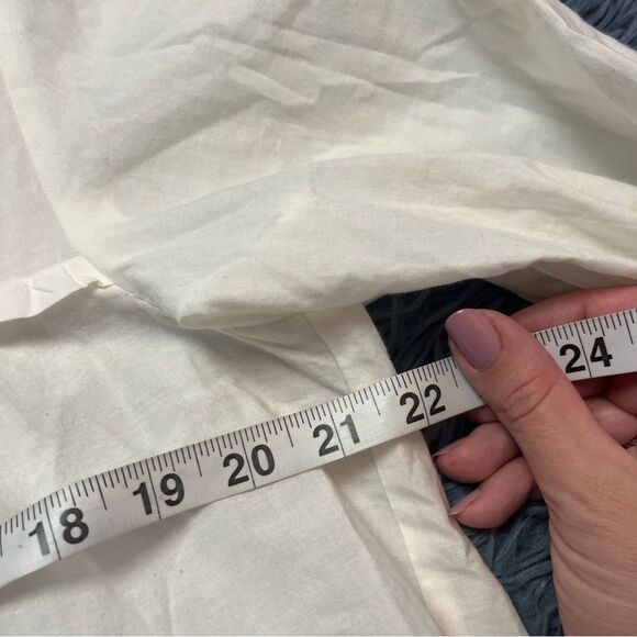 PAUL & JOE SISTER Trianon Eyelet Detail Cotton Top In White Size L - Picture 4 of 8